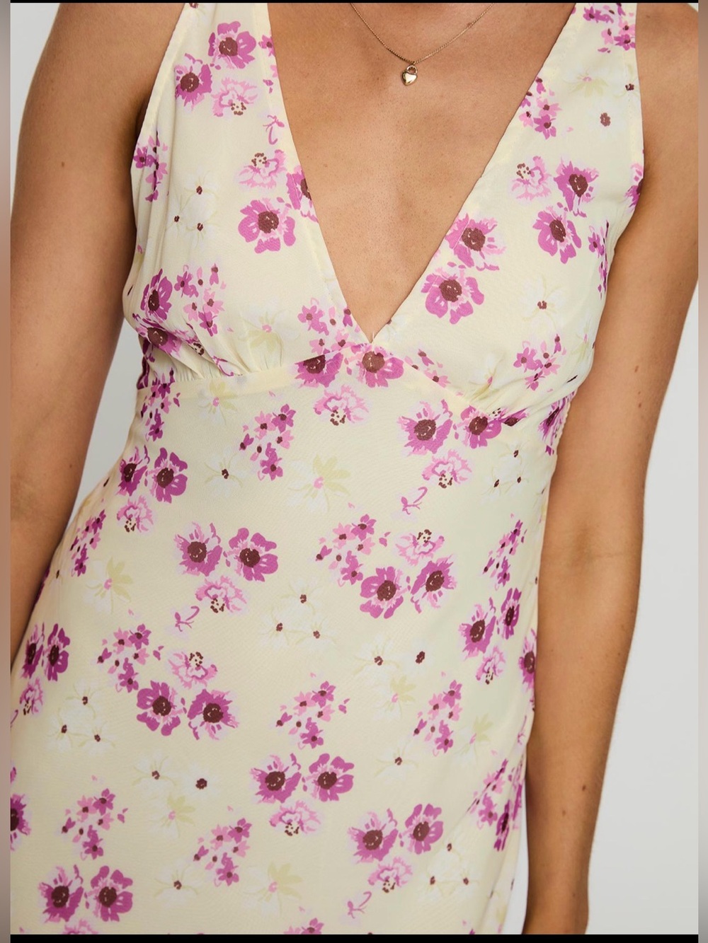 Nellie Midi Dress Yellow Floral - Picture 2 of 9